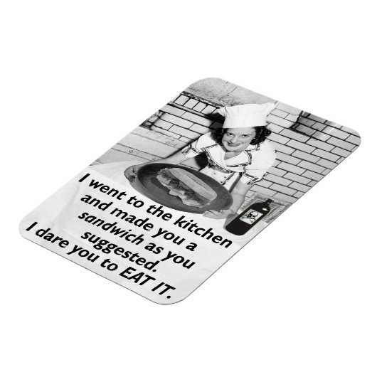 Funny Feminist maakt me een Sandwich Magneet (Linkerzijde)