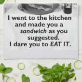 Funny Feminist maakt me een Sandwich Theedoek (Gevouwen)