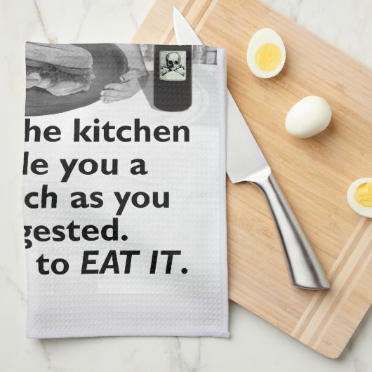 Funny Feminist maakt me een Sandwich Theedoek (Quarter Fold)