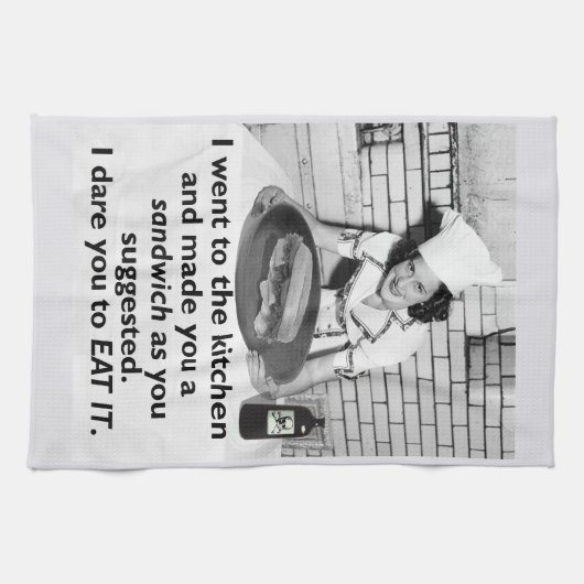 Funny Feminist maakt me een Sandwich Theedoek (Horizontaal)