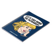 Funny Feminist Pop Art Anti Patriarchy Quote Woman Notitieboek (Linkerzijde)