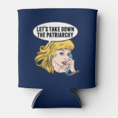 Funny Feminist Pop Art Anti Patriarchy Retro Women Blikjeskoeler (Voorkant)