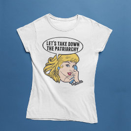 Funny Feminist Pop Art Retro Politiek Patriarchaat T-shirt