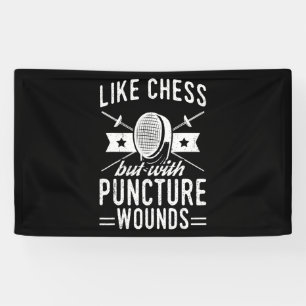Funny Fencing Design as Chess but with Puncture Spandoek