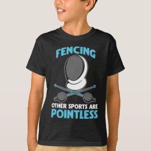 Funny Fencing Epee Saber Sport Duel for Fencer T-shirt