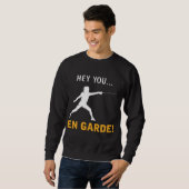 Funny Fencing Humor Sport Fencer Trui (Voorkant volledig)
