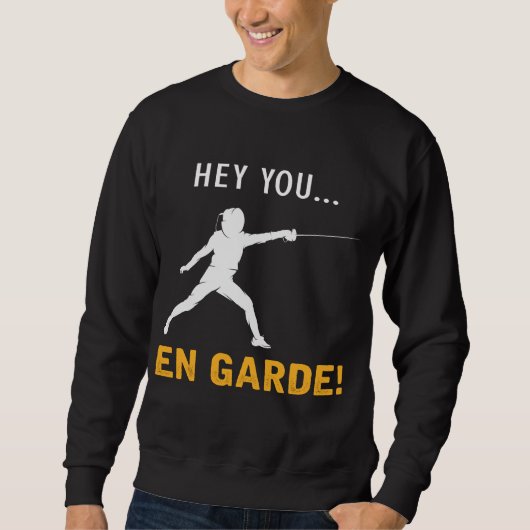 Funny Fencing Humor Sport Fencer Trui (Voorkant)