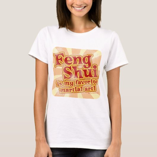 Funny Feng Shui Parody Trendy Slogan T-shirt (Voorkant)