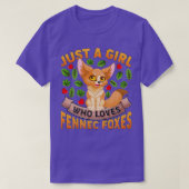 Funny Fennec Fo Lover is gewoon een meisje dat van T-shirt (Design voorkant)