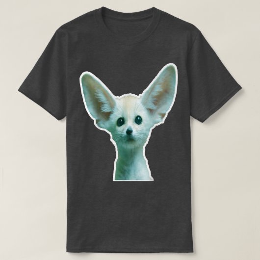 Funny Fennec Fo Meme 2043 T-shirt (Design voorkant)
