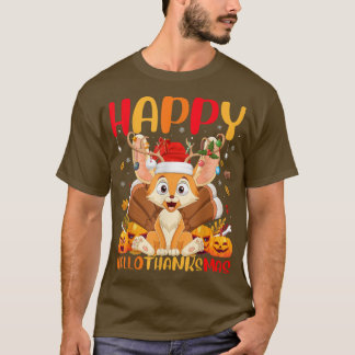 Funny Fennec Fox Lover Happy Fennec Fox HelloDank T-shirt