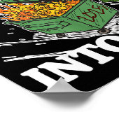 Funny Feral Raccoon Rollin' Into 2026 Happy New Ye Poster (Hoek)