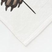 Funny Feral Raccoon Valentine's Day Sarcastic Humo Fleece Deken (Hoek)