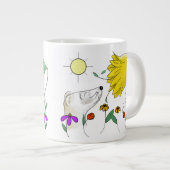 Funny Ferret Face Grote Koffiekop (Voorkant rechts)