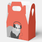 Funny Ferret Music Lover Bedankdoosjes (Geopend)