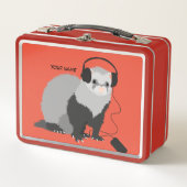 Funny Ferret Music Lover Name (Voorkant)