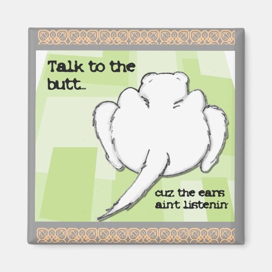 Funny Ferret praat met de Butt Magneet (Voorkant)