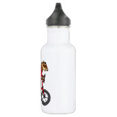 Funny Ferret Riding Red Bicycle Waterfles (Rechts)