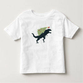 Funny Festive Dino Christmas Kinder Shirts