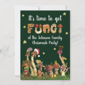 Funny Festive Pun Family Kerstparty Kaart (Voorkant)