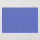 Funny & Festive Winter Party-Snow and Aliens Kaart (Achterkant)