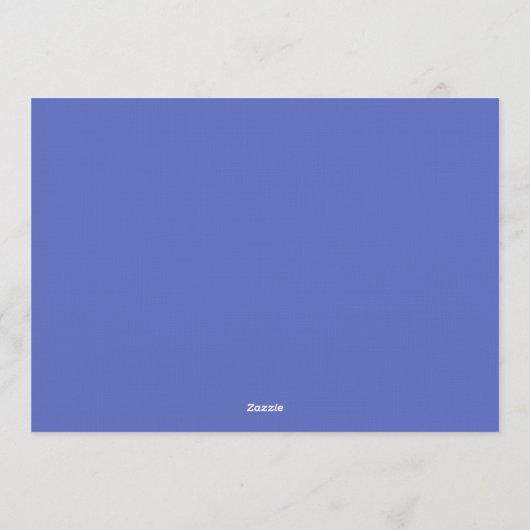 Funny & Festive Winter Party-Snow and Aliens Kaart (Achterkant)