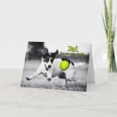 Funny Fetch Jack Russell Dog Fathers Day Kaart (Voorkant)