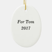 Funny Fetch Me My Coffee voor koffieliefhebbers Keramisch Ornament (Achterkant)