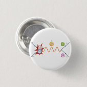 Funny Feynman Diagram Ronde Button 3,2 Cm (Voorkant /achterkant)