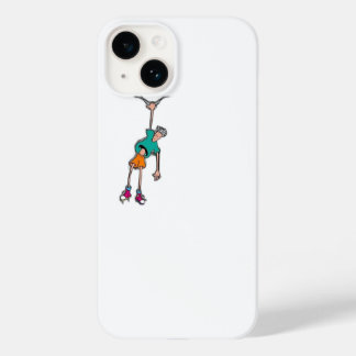 Funny Fido Dido Hanging Character Case-Mate iPhone 14 Hoesje