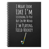 Funny Field Hockey Gifts Player Team Sports Saying Notitieboek (Voorkant)