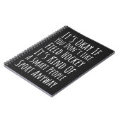 Funny Field Hockey Gifts Sports Player Team Lover Notitieboek (Linkerzijde)