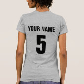 Funny Field Hockey Goalie T-Shirt, back print T-shirt (Achterkant)