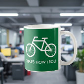 Funny fiets mok voor fietsenliefhebbers