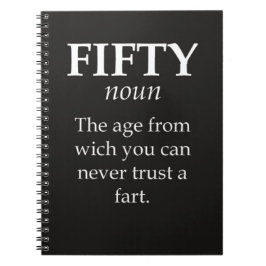Funny Fifty Birthday Gifts Humor 50 Years Old 50th Notitieboek