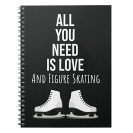 Funny Figure Skating Gifts Humor Ice Skater Winter Notitieboek