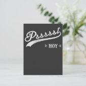 Funny Filipino Psst Hoy Distress Script Gift Briefkaart (Staand voorkant)