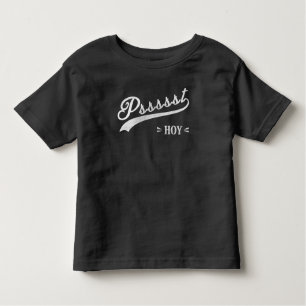 Funny Filipino Psst Hoy Distress Script Gift Kinder Shirts