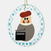 Funny Film Director kerstornament Gift Keramisch Ornament (Links)