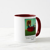 Funny Finance Humor Mok (Voorkant rechts)