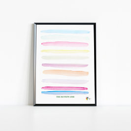 Funny Finance Kantoor Art De Bottom Line Pastels Poster