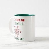 Funny Finance Mok Business Kantoor Medewerker (Voorkant links)