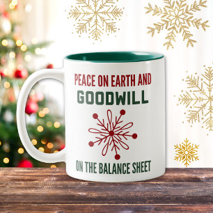 Funny Finance Mok Business Kantoor Medewerker