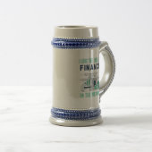 Funny Finance Mug Business Office Coworker Blue Bierpul (Voorkant rechts)