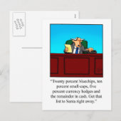 Funny Financial Humor Kerstmis Briefkaart (Voorkant / Achterkant)