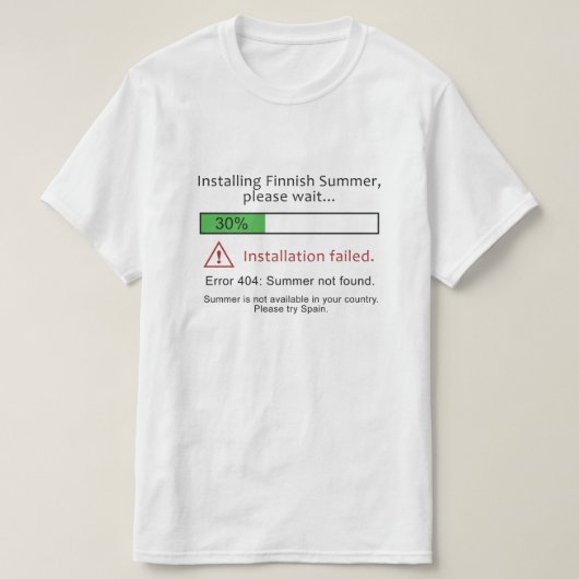 Funny Finse shirten en jassen T-shirt (Design voorkant)
