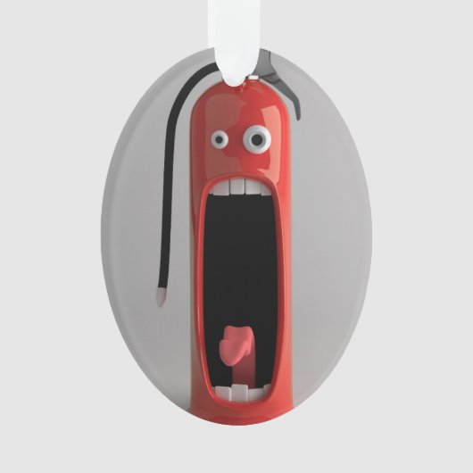 Funny fire-blusser ornament (voorkant)