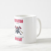 Funny Fire Department Gezegde Gift Firefighter Koffiemok (Voorkant rechts)
