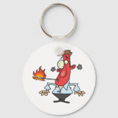 Funny Fire Eater Sleutelhanger (Voorkant)