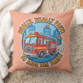 Funny Fire Truck-Really Fast To Save The Toast Kussen (Deken)
